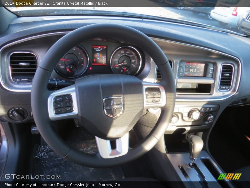 Granite Crystal Metallic / Black 2014 Dodge Charger SE