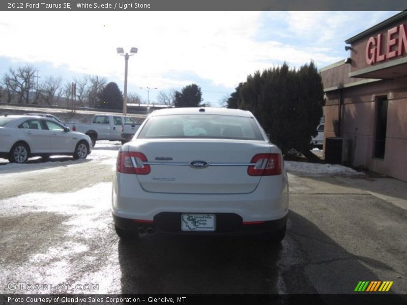 White Suede / Light Stone 2012 Ford Taurus SE