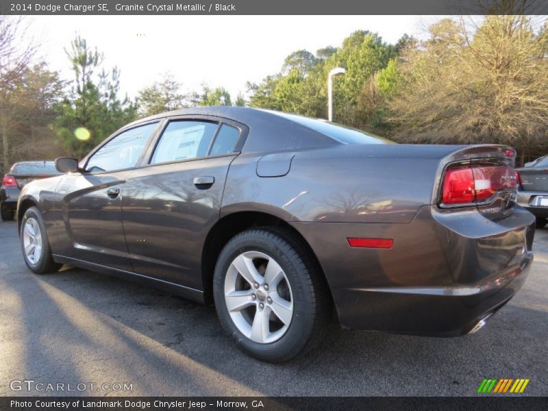 Granite Crystal Metallic / Black 2014 Dodge Charger SE