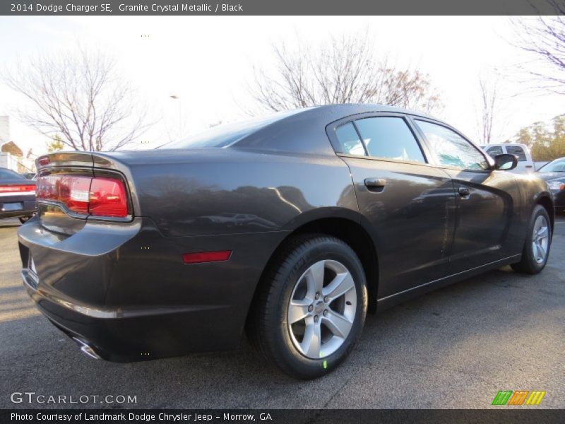 Granite Crystal Metallic / Black 2014 Dodge Charger SE