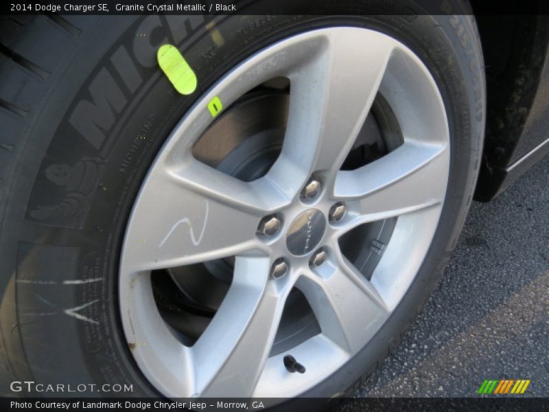 Granite Crystal Metallic / Black 2014 Dodge Charger SE