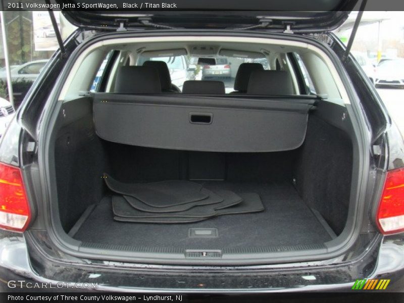 Black / Titan Black 2011 Volkswagen Jetta S SportWagen