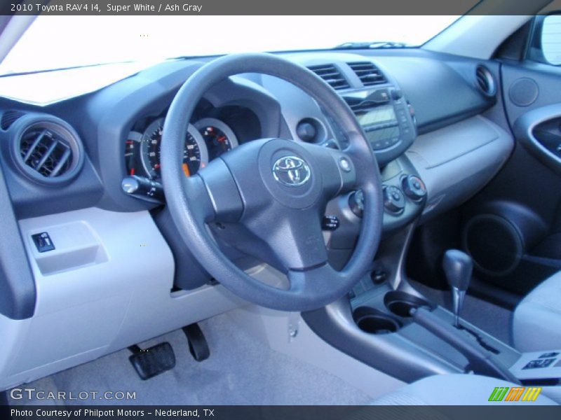Super White / Ash Gray 2010 Toyota RAV4 I4