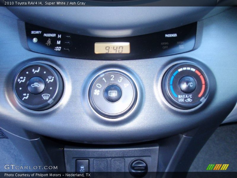 Super White / Ash Gray 2010 Toyota RAV4 I4
