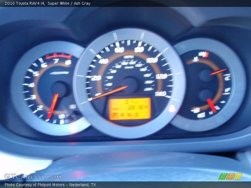 Super White / Ash Gray 2010 Toyota RAV4 I4