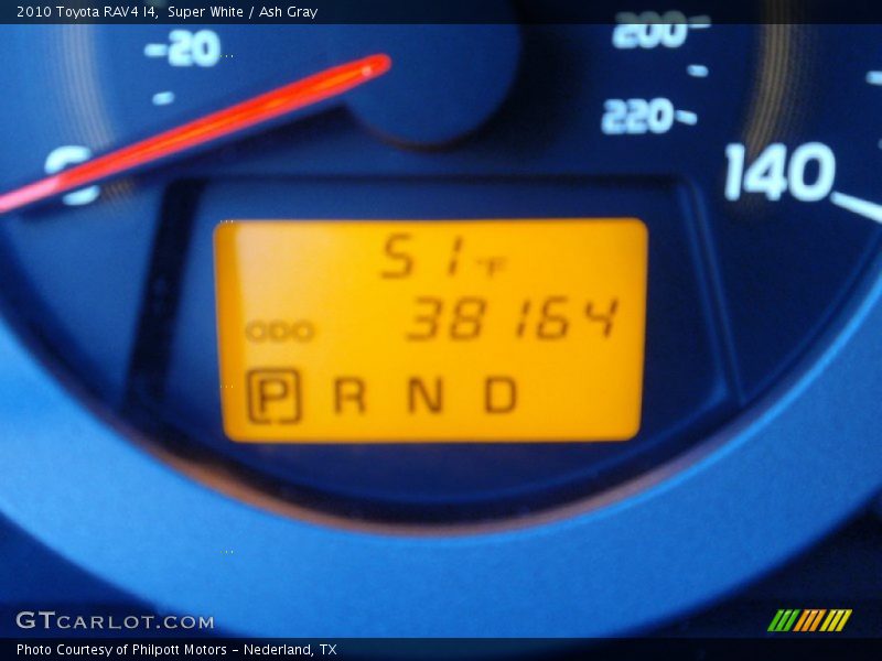 Super White / Ash Gray 2010 Toyota RAV4 I4