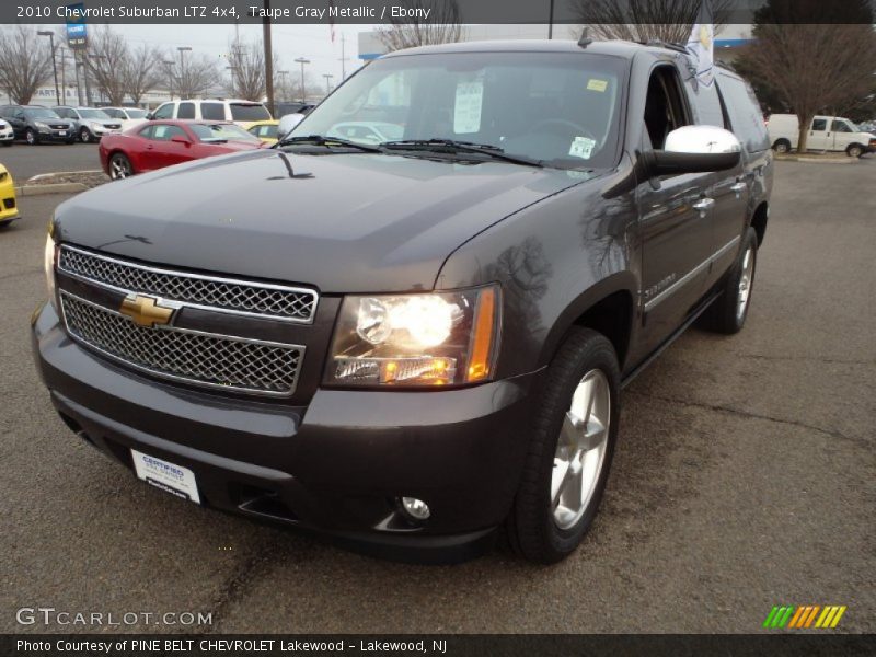 Taupe Gray Metallic / Ebony 2010 Chevrolet Suburban LTZ 4x4