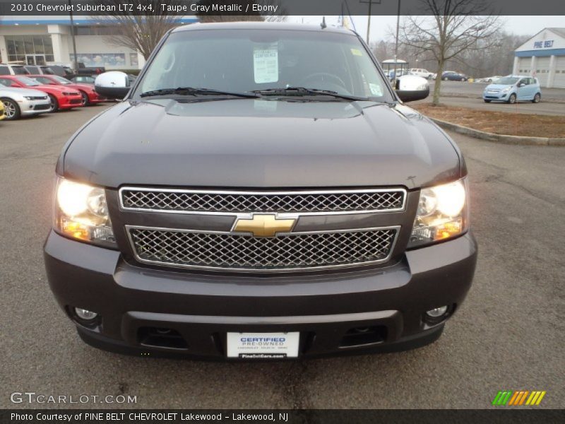 Taupe Gray Metallic / Ebony 2010 Chevrolet Suburban LTZ 4x4