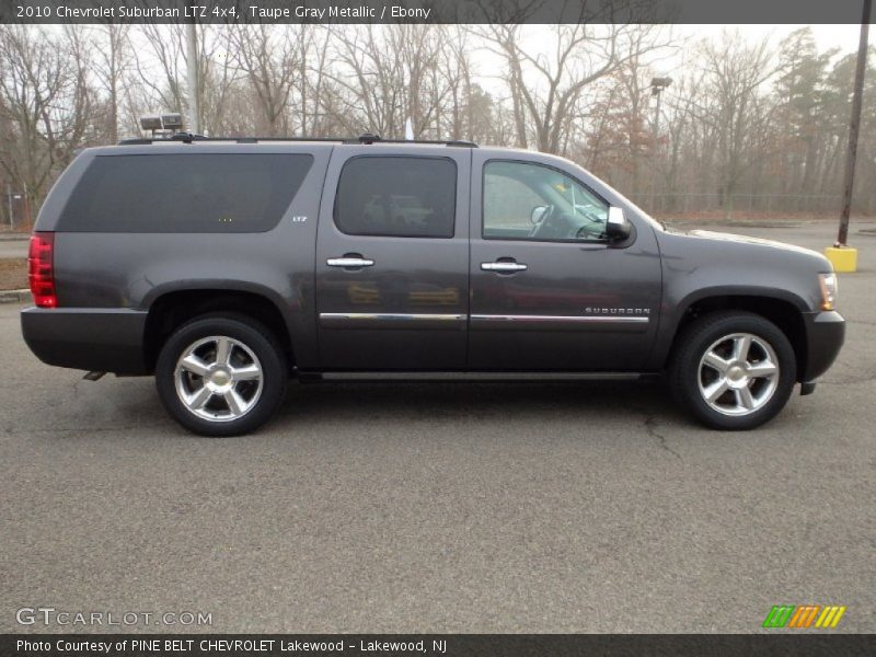 Taupe Gray Metallic / Ebony 2010 Chevrolet Suburban LTZ 4x4