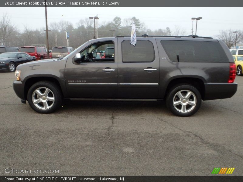 Taupe Gray Metallic / Ebony 2010 Chevrolet Suburban LTZ 4x4