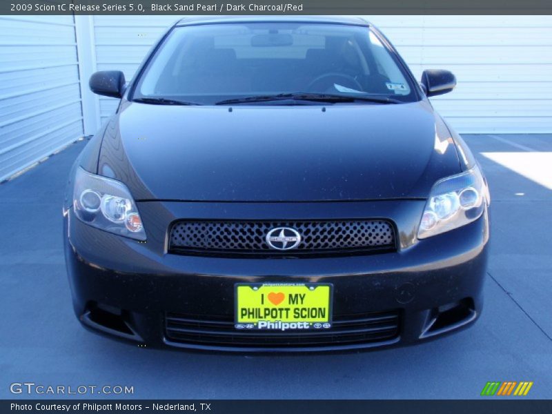 Black Sand Pearl / Dark Charcoal/Red 2009 Scion tC Release Series 5.0