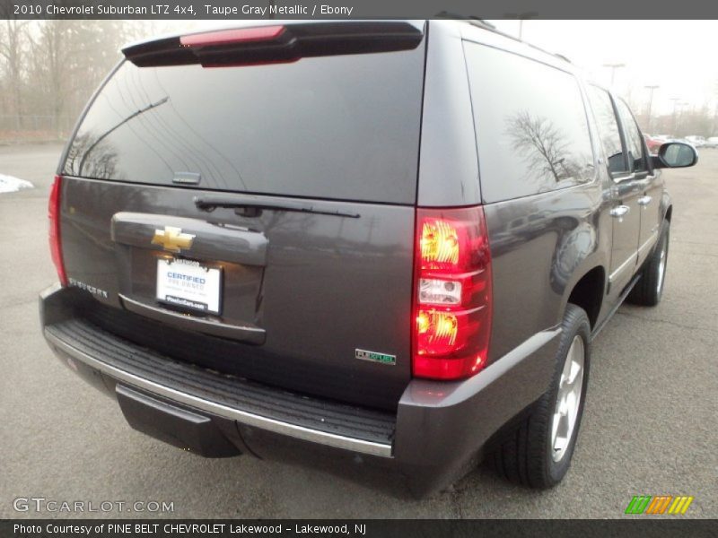 Taupe Gray Metallic / Ebony 2010 Chevrolet Suburban LTZ 4x4