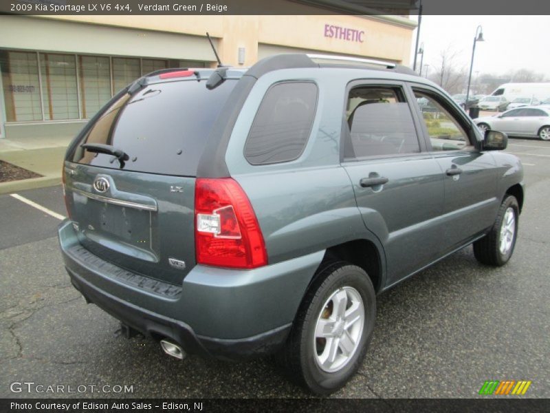 Verdant Green / Beige 2009 Kia Sportage LX V6 4x4