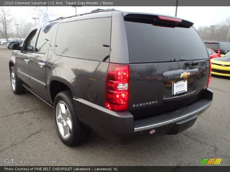 Taupe Gray Metallic / Ebony 2010 Chevrolet Suburban LTZ 4x4