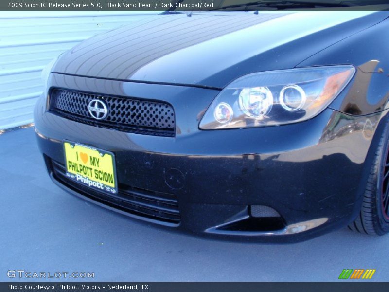 Black Sand Pearl / Dark Charcoal/Red 2009 Scion tC Release Series 5.0