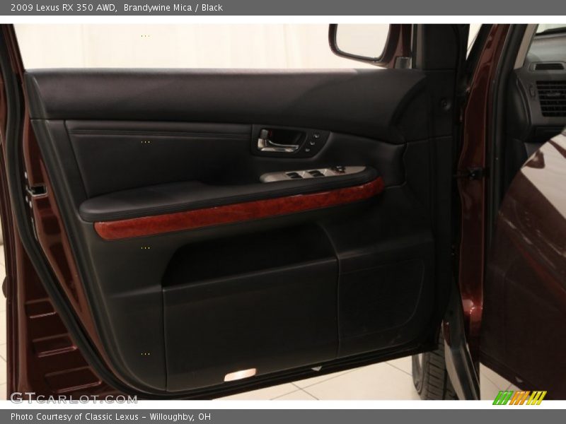 Brandywine Mica / Black 2009 Lexus RX 350 AWD