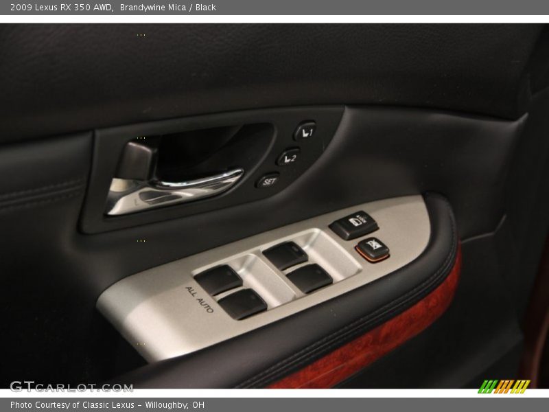 Brandywine Mica / Black 2009 Lexus RX 350 AWD