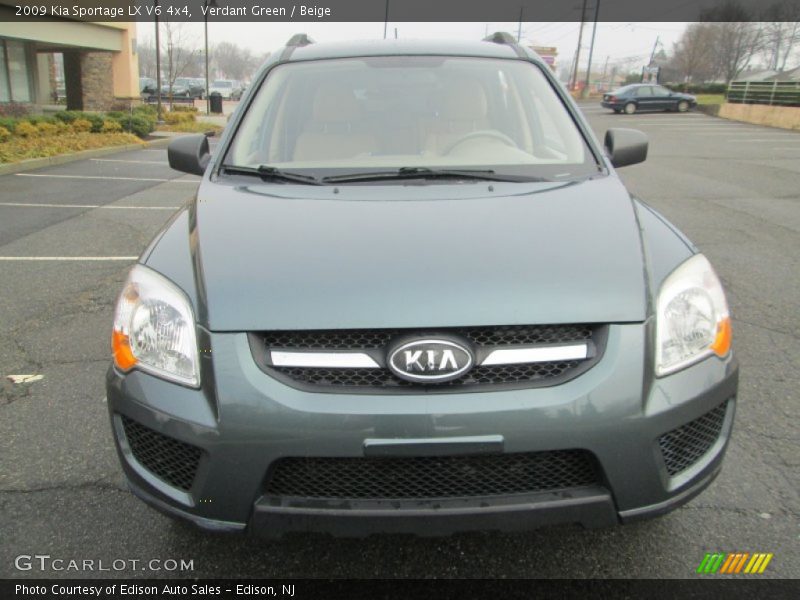 Verdant Green / Beige 2009 Kia Sportage LX V6 4x4