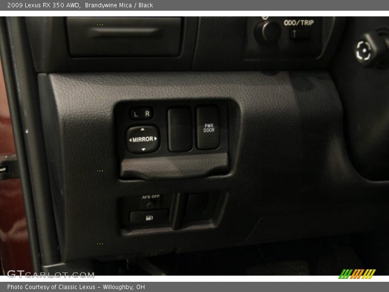 Brandywine Mica / Black 2009 Lexus RX 350 AWD