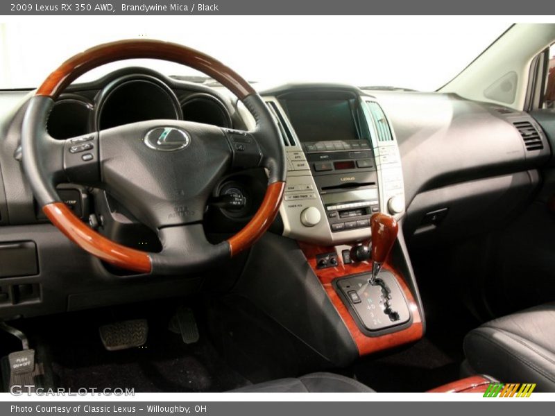 Brandywine Mica / Black 2009 Lexus RX 350 AWD