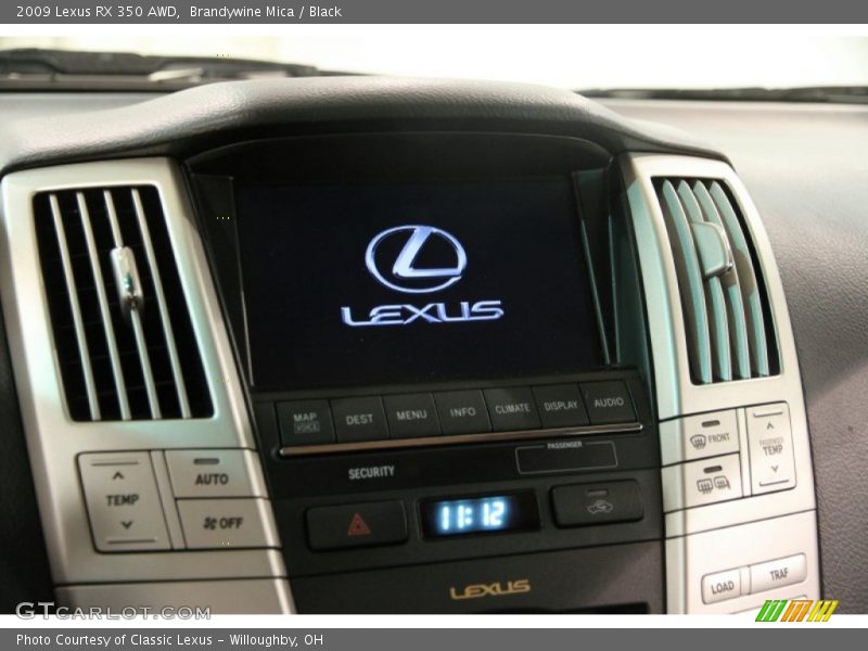 Brandywine Mica / Black 2009 Lexus RX 350 AWD