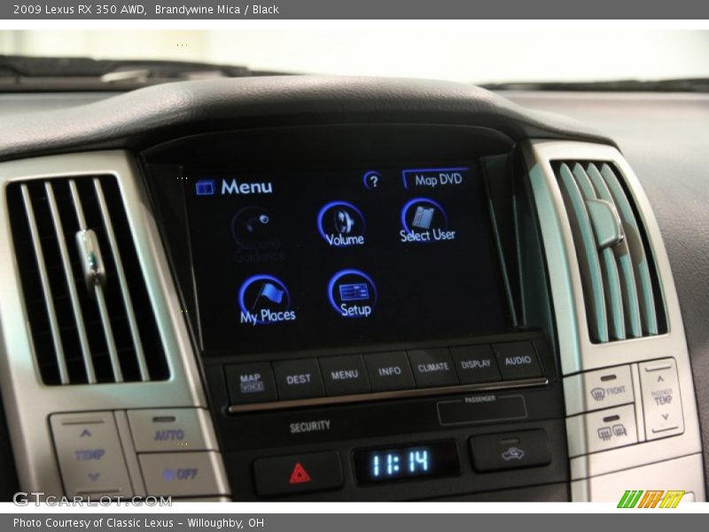 Brandywine Mica / Black 2009 Lexus RX 350 AWD