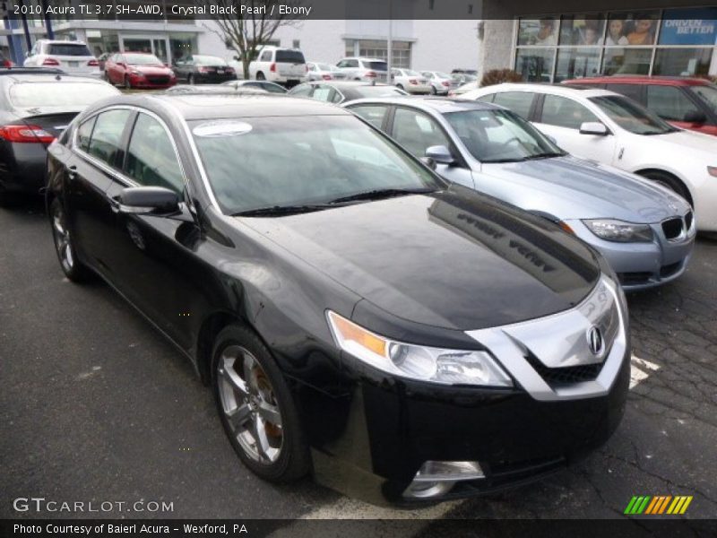 Crystal Black Pearl / Ebony 2010 Acura TL 3.7 SH-AWD