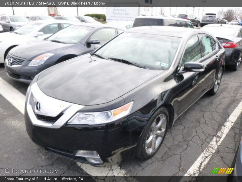 Crystal Black Pearl / Ebony 2010 Acura TL 3.7 SH-AWD