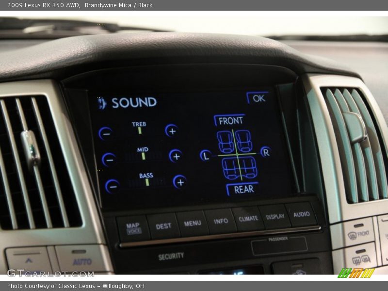 Brandywine Mica / Black 2009 Lexus RX 350 AWD