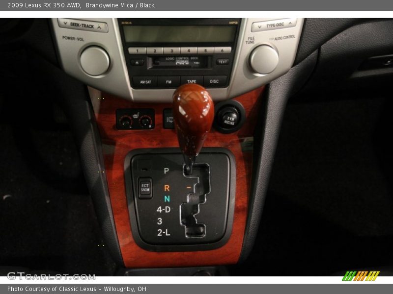Brandywine Mica / Black 2009 Lexus RX 350 AWD