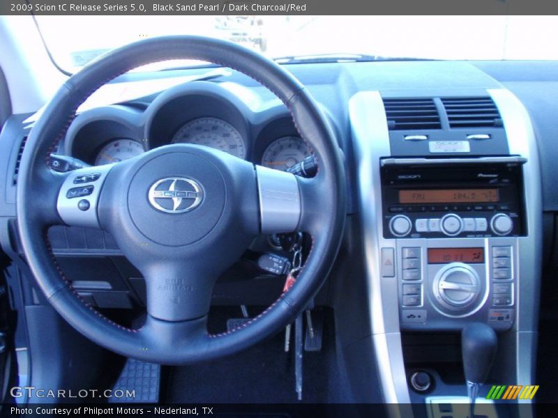 Black Sand Pearl / Dark Charcoal/Red 2009 Scion tC Release Series 5.0