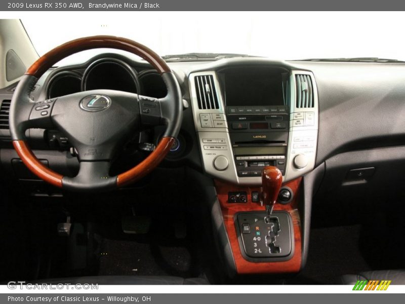 Brandywine Mica / Black 2009 Lexus RX 350 AWD