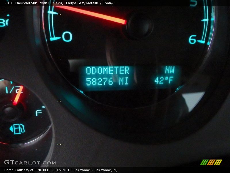 Taupe Gray Metallic / Ebony 2010 Chevrolet Suburban LTZ 4x4