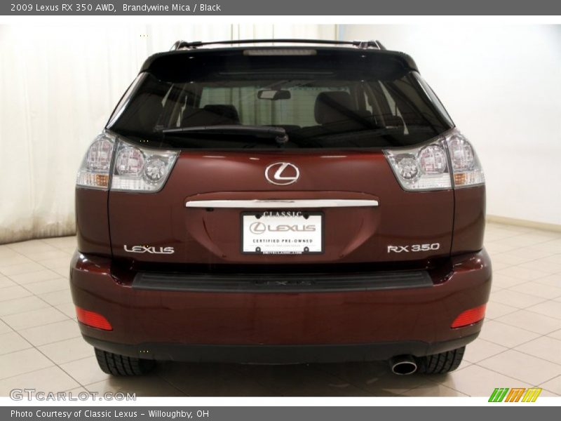 Brandywine Mica / Black 2009 Lexus RX 350 AWD
