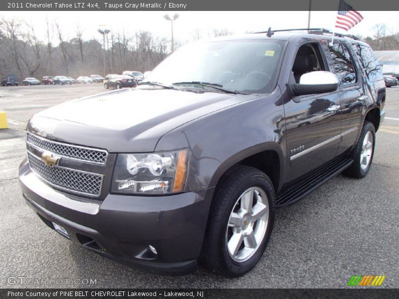 Taupe Gray Metallic / Ebony 2011 Chevrolet Tahoe LTZ 4x4