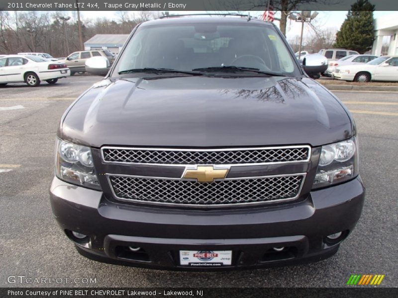 Taupe Gray Metallic / Ebony 2011 Chevrolet Tahoe LTZ 4x4