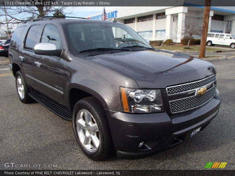 Taupe Gray Metallic / Ebony 2011 Chevrolet Tahoe LTZ 4x4