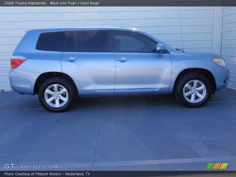 Wave Line Pearl / Sand Beige 2008 Toyota Highlander