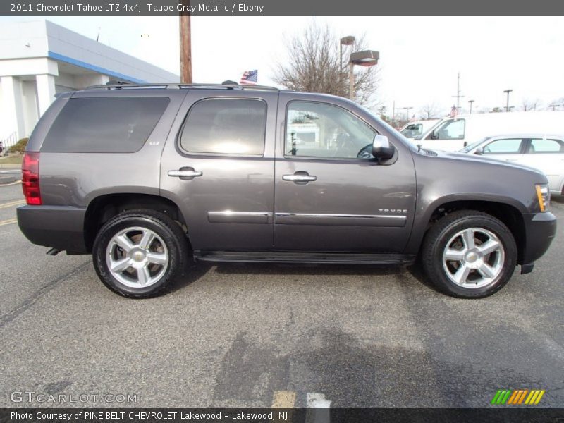 Taupe Gray Metallic / Ebony 2011 Chevrolet Tahoe LTZ 4x4