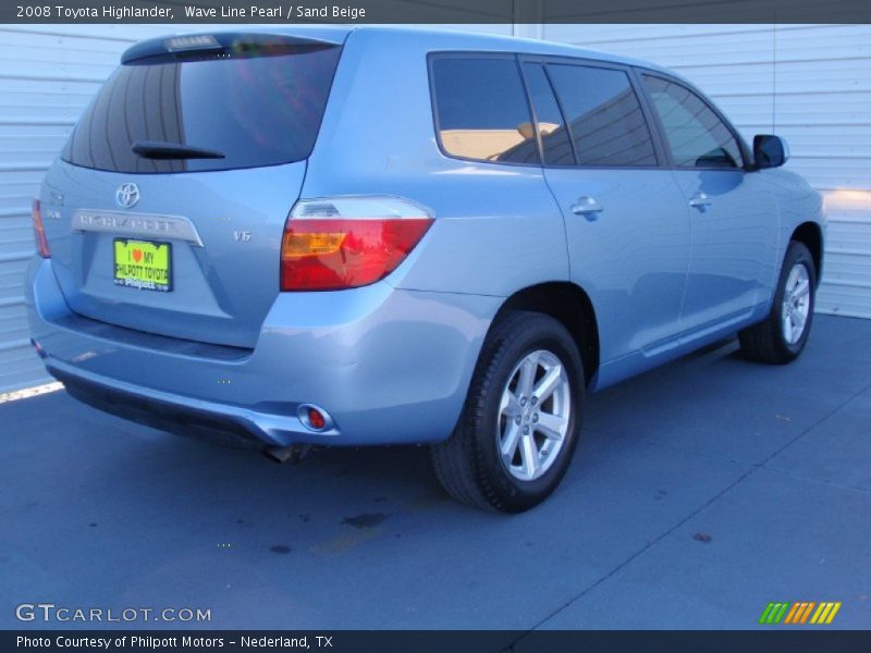 Wave Line Pearl / Sand Beige 2008 Toyota Highlander