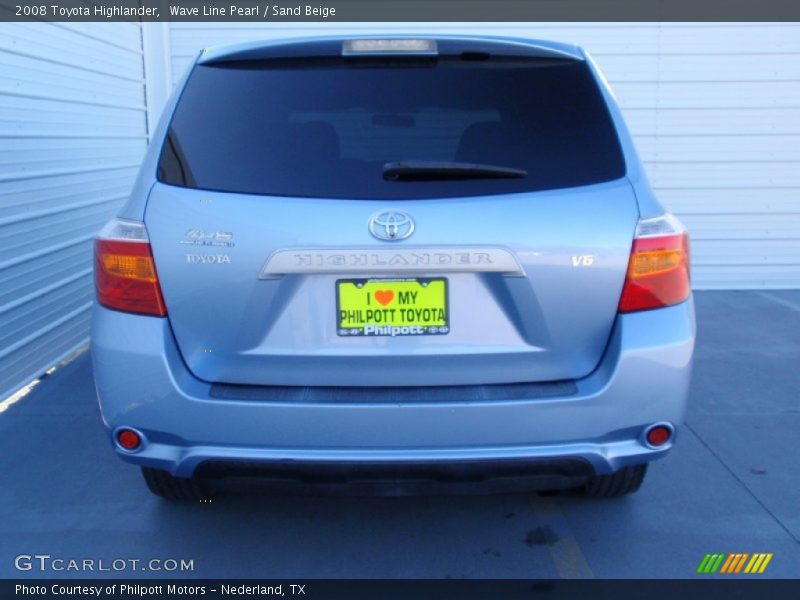 Wave Line Pearl / Sand Beige 2008 Toyota Highlander