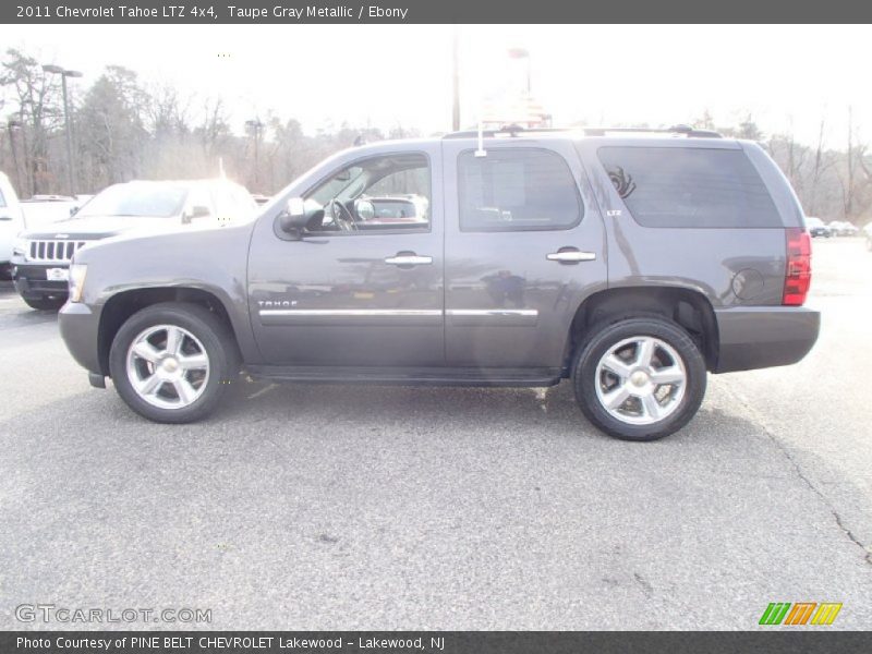 Taupe Gray Metallic / Ebony 2011 Chevrolet Tahoe LTZ 4x4