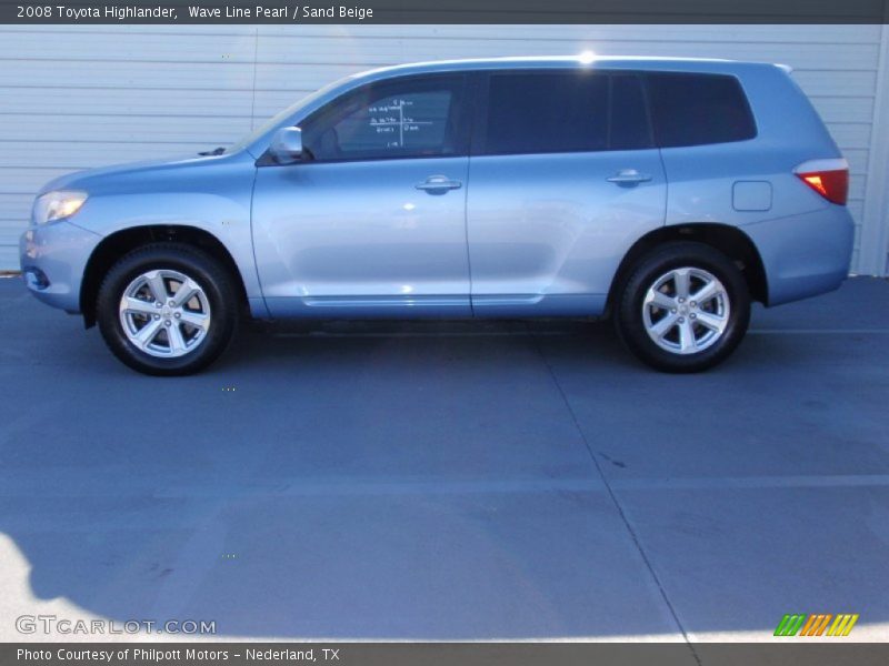 Wave Line Pearl / Sand Beige 2008 Toyota Highlander