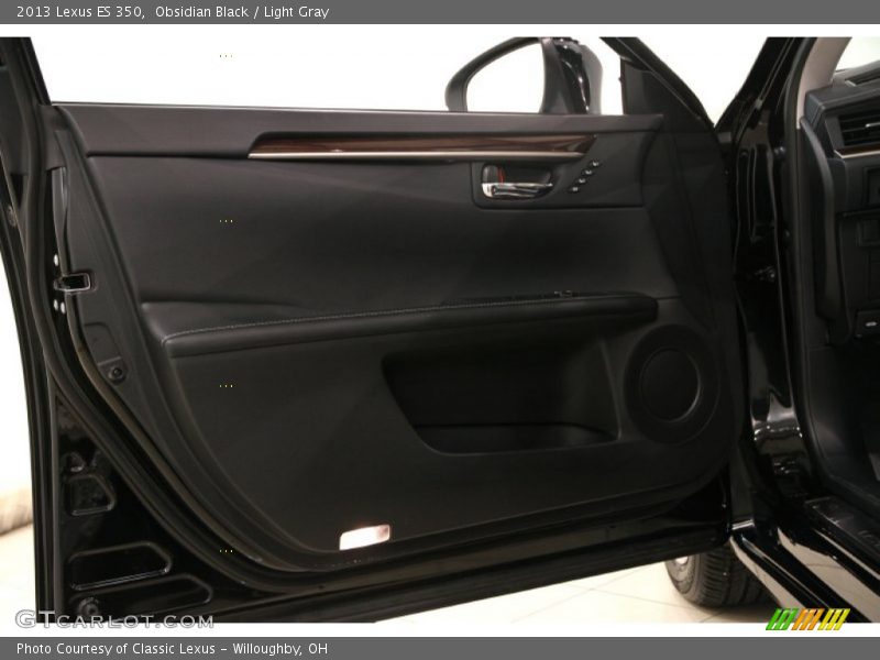 Obsidian Black / Light Gray 2013 Lexus ES 350