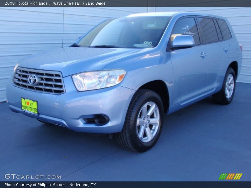 Wave Line Pearl / Sand Beige 2008 Toyota Highlander