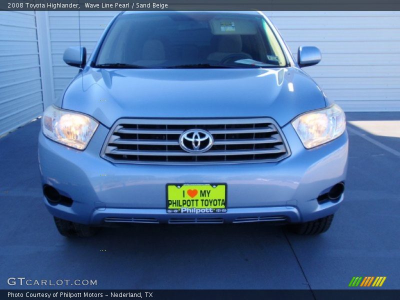 Wave Line Pearl / Sand Beige 2008 Toyota Highlander