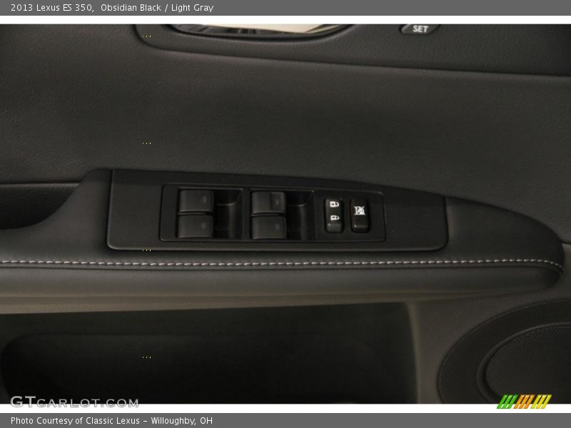 Obsidian Black / Light Gray 2013 Lexus ES 350