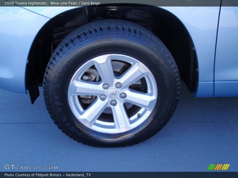 Wave Line Pearl / Sand Beige 2008 Toyota Highlander