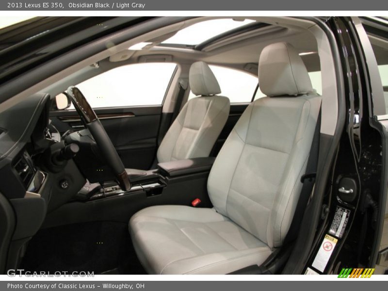 Obsidian Black / Light Gray 2013 Lexus ES 350