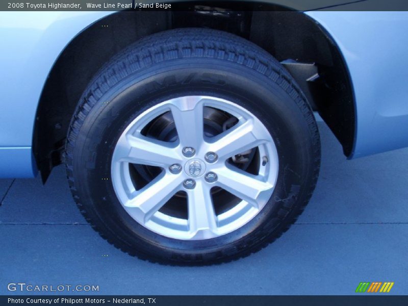 Wave Line Pearl / Sand Beige 2008 Toyota Highlander